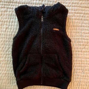 Billabong Teddy Bear Sherpa Vest with Hood S